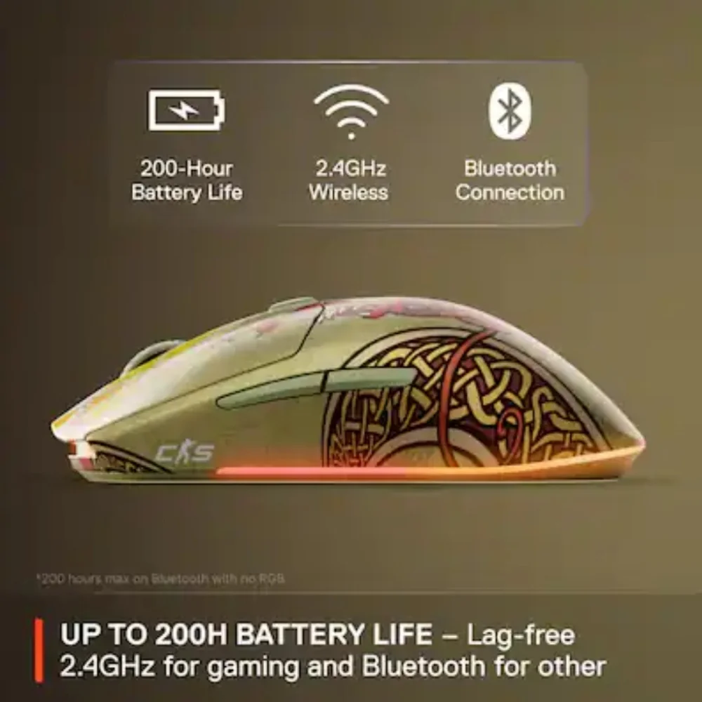 Steelseries Limeted Edition Aerox 3 CS2 Dragon Lore Gaming Mouse